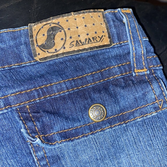 Sawary Brazilian Wide Flare Jeans - Picture 2 of 6